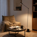 Modern Floor Lamp Adjustable Height Metal Shade LED Lighting for Living Room | ribuella