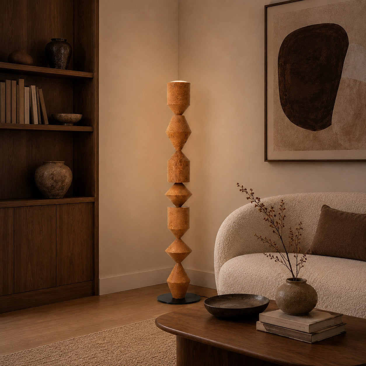 Lampadaire moderne réglable avec structure en fer, éclairage indirect et douille E26 E27, pour le salon | ribuella