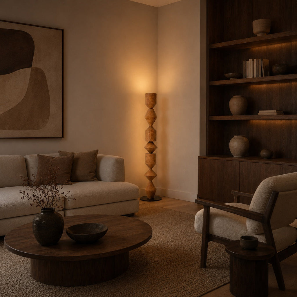 Lampadaire moderne réglable avec structure en fer, éclairage indirect et douille E26 E27, pour le salon | ribuella