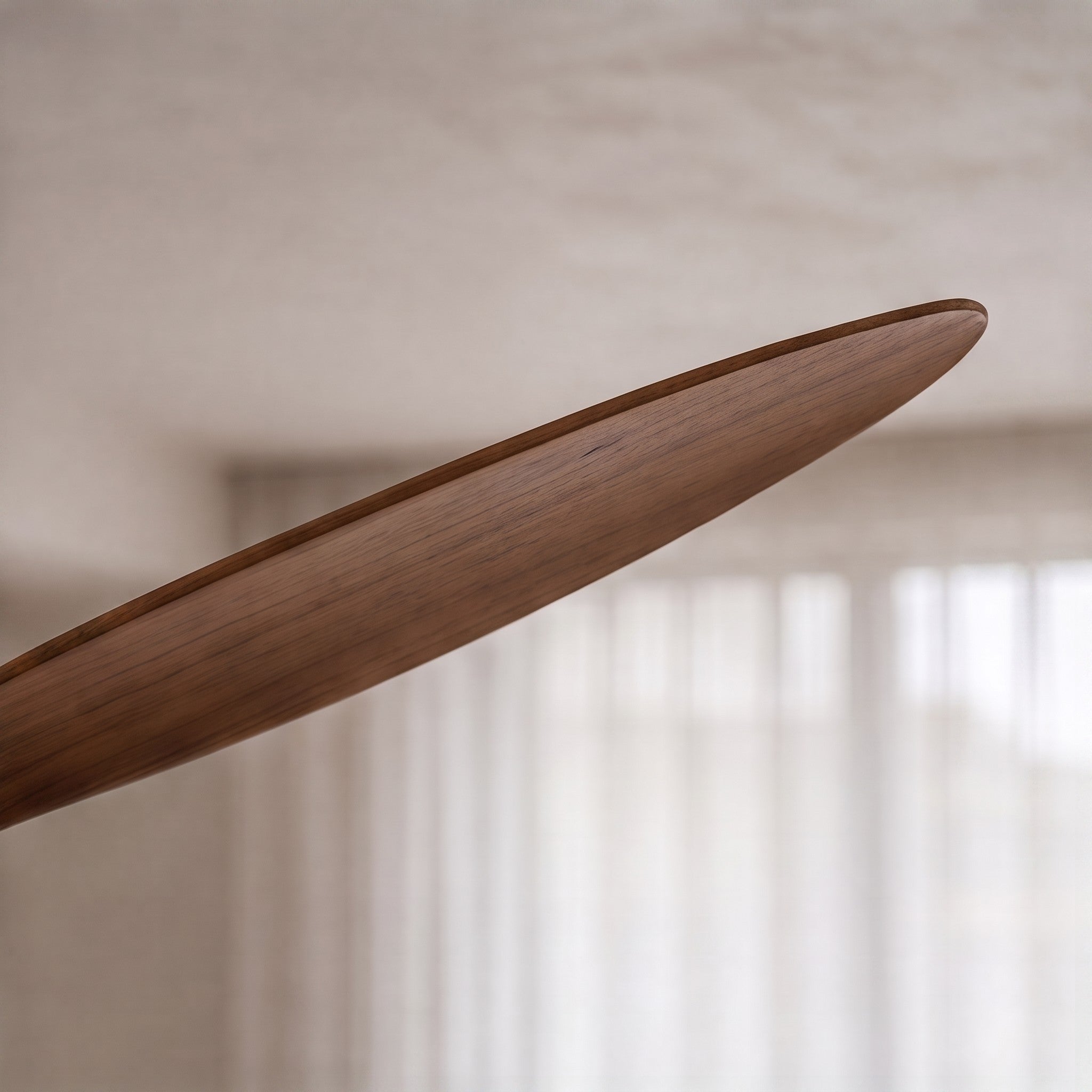 Moderner großer Deckenventilator zur flächenbündigen Montage mit Holzflügeln, 60 Inch, Gleichstrommotor, 6 Geschwindigkeitsstufen und Fernbedienung | ribuella