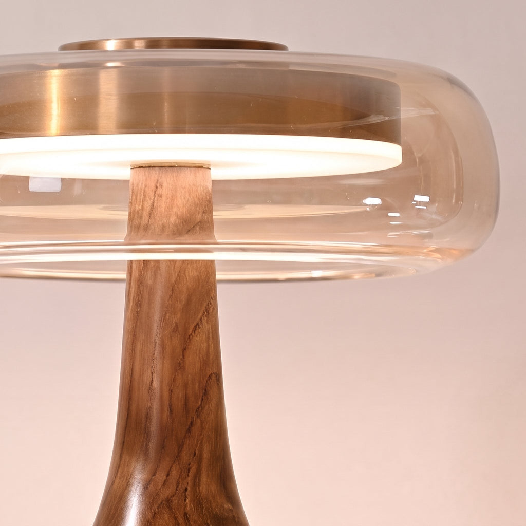 Modern Table Lamp with Adjustable Shade and Metal Base for Home Office or Bedroom Lighting | ribuella