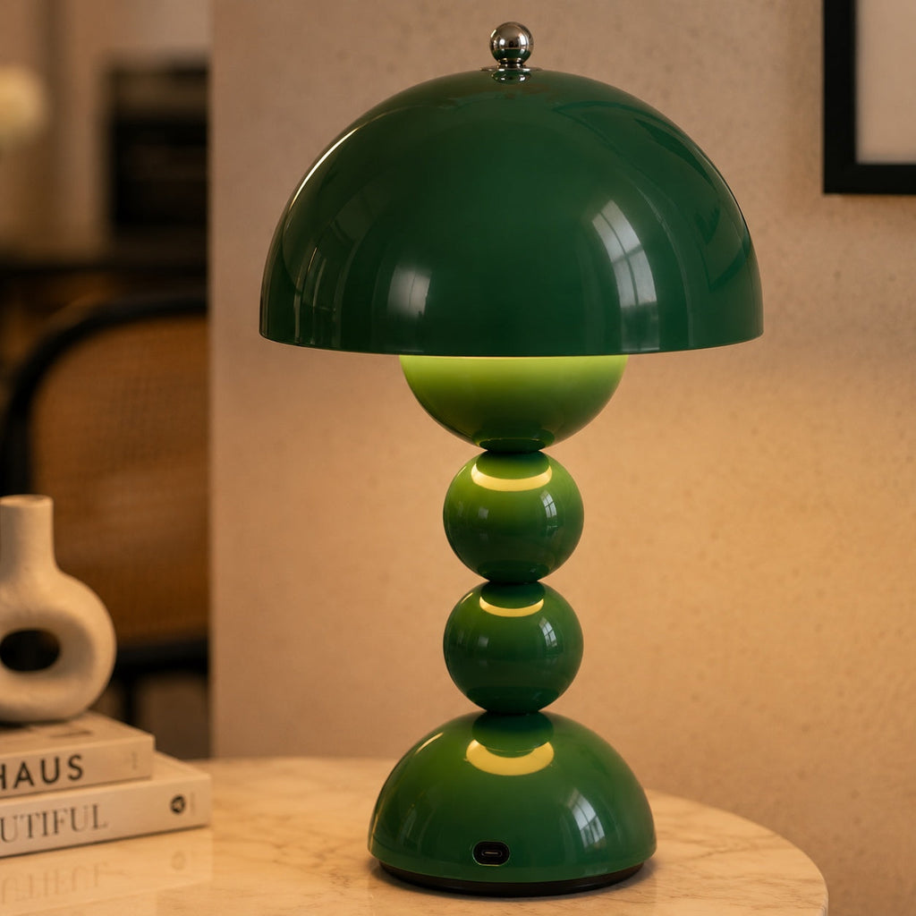 Nordisk stil bordlampe, transportabel akryl-LED-lampe med berøringsstyring til indendørs brug, USB-drevet | ribuella