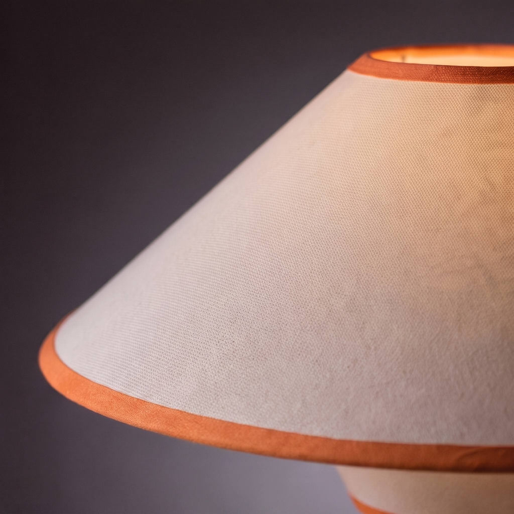 Modern Table Lamp with Wooden Base and Fabric Shade Plug-in Adjustable Dimmable 40W E26/E27 | ribuella