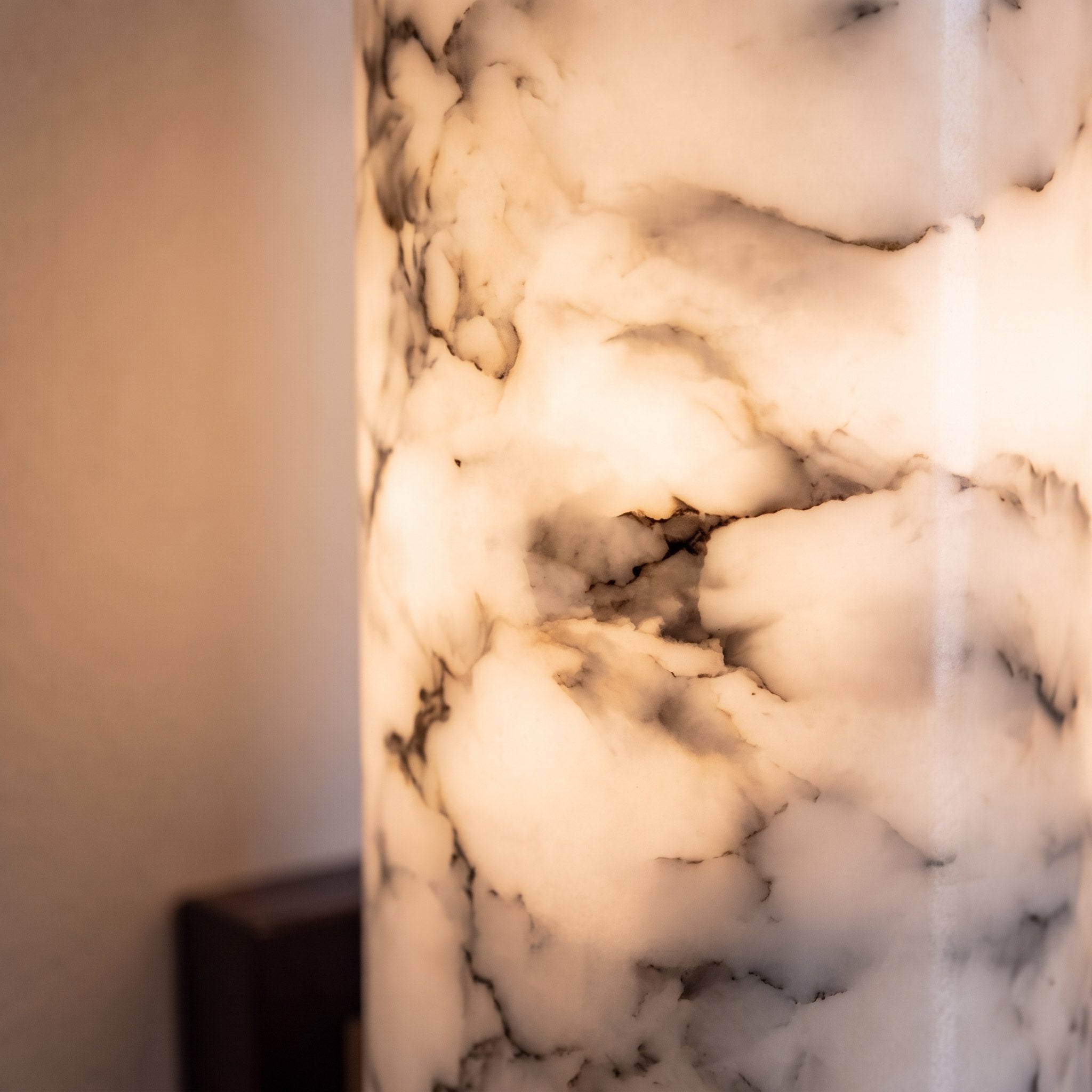 Modern Wall Light Hardwired Polished Marble LED Fixture for Elegant Illumination | ribuella