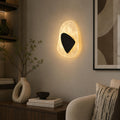 Moderne Wandleuchte zur Wandmontage aus Eisen und Kristall mit verstellbarem LED-Licht, warmweiß und kaltweiß | ribuella