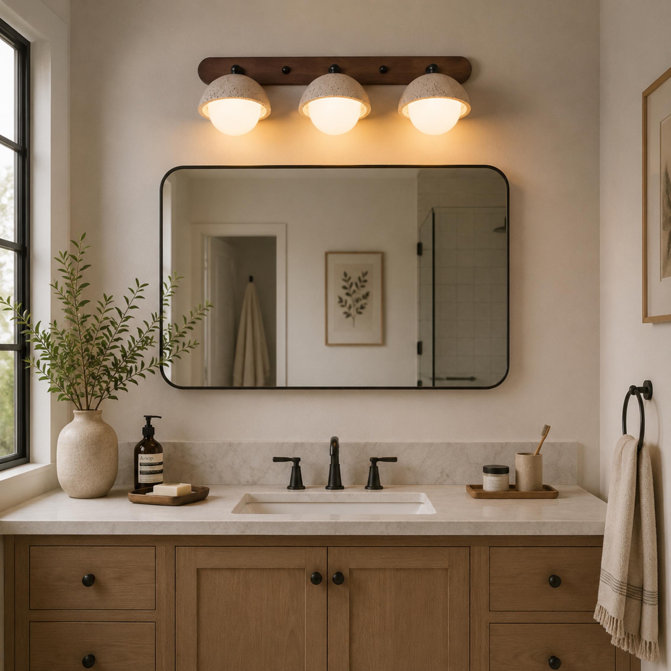 Modern Wall Sconce Lighting with Pull Chain Yellow Travertine and Glass LED Indoor Light | ribuella