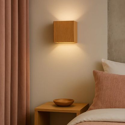 Stylish Cube Wall Fixture - Durable Integrated LED Design | ribuella