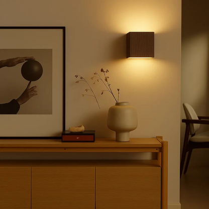 Stylish Cube Wall Fixture - Durable Integrated LED Design | ribuella