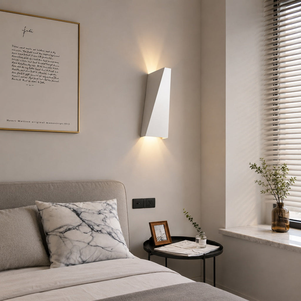 Moderne LED-Wandleuchte mit Up- und Downlight, Aluminium, 10 W, dimmbar, für den Innenbereich | ribuella