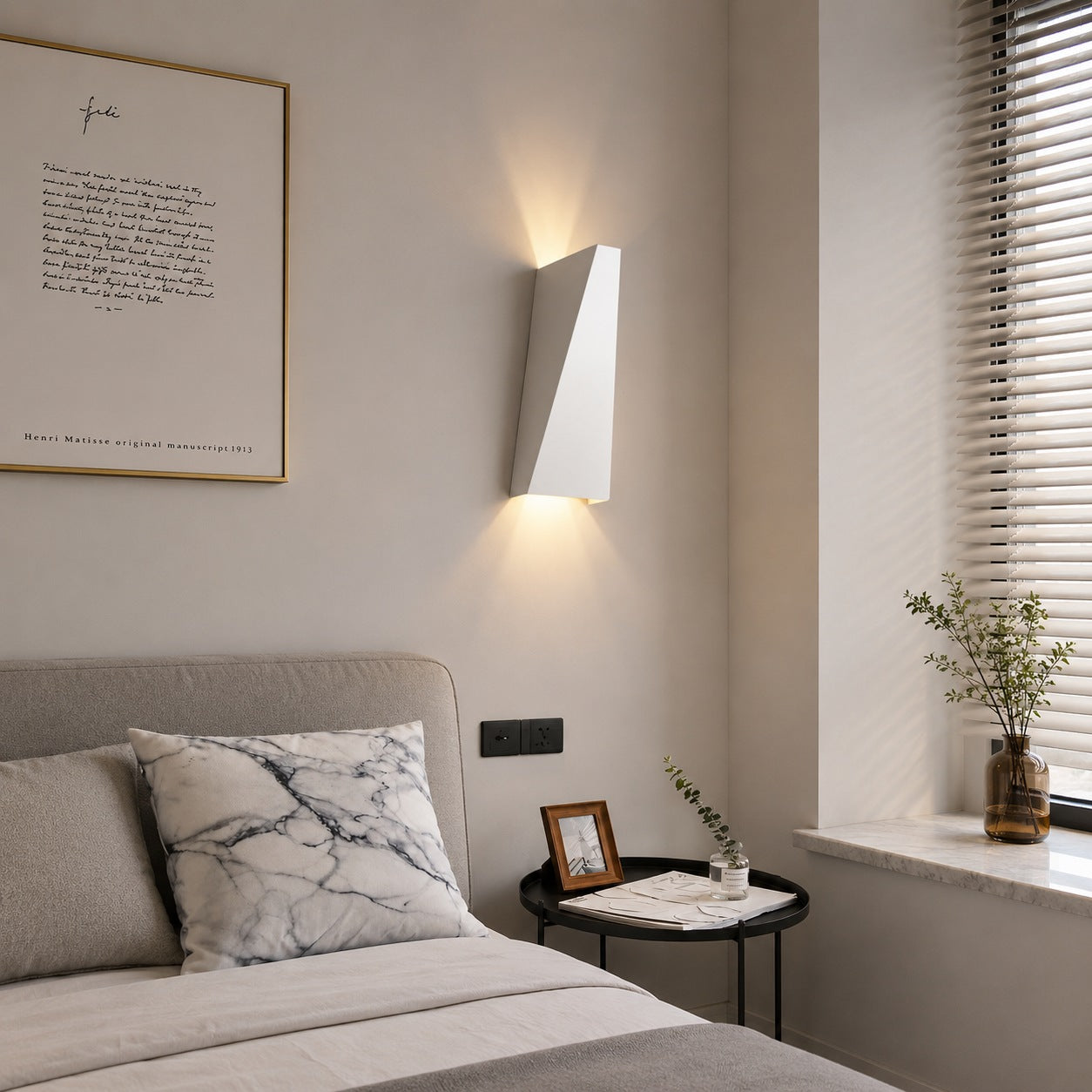 Moderne LED-Wandleuchte mit Up- und Downlight, Aluminium, 10 W, dimmbar, für den Innenbereich | ribuella
