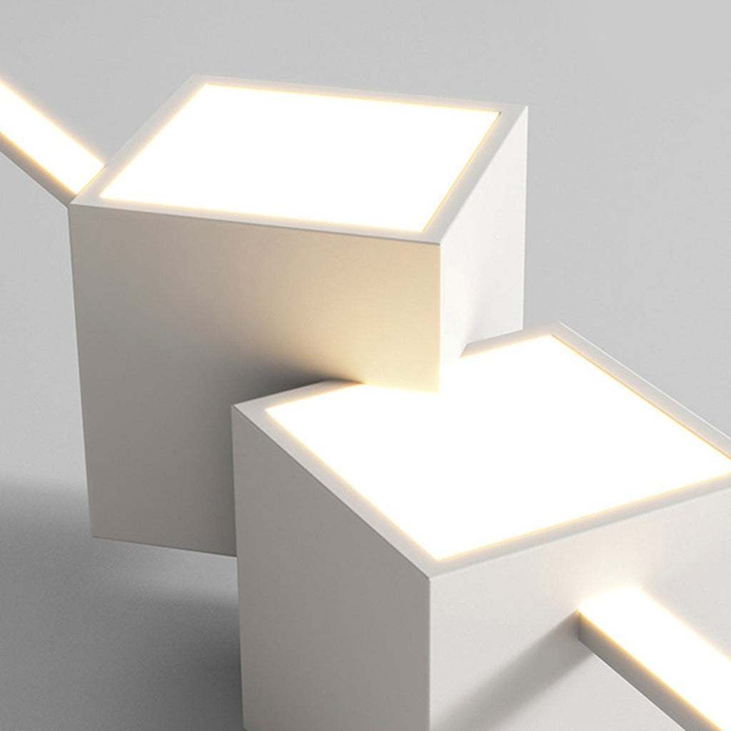 Modern Minimalist Flush Mount Ceiling Light LED Iron Acrylic Dimmable 3200 Lumens 32W 3000K-6000K | ribuella