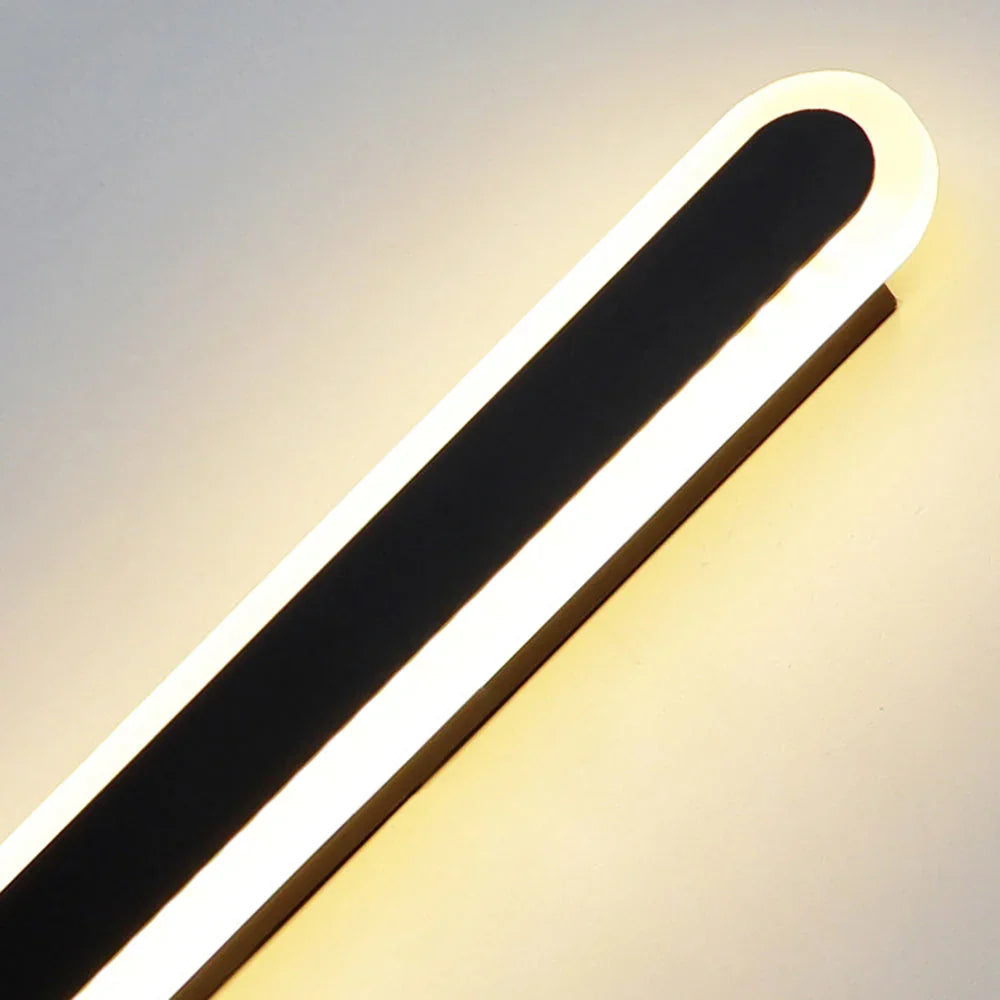 Modern Minimalist Outdoor Wall Lamp Wall Mounted Metal IP65 Weatherproof Dimmable LED Lighting | ribuella