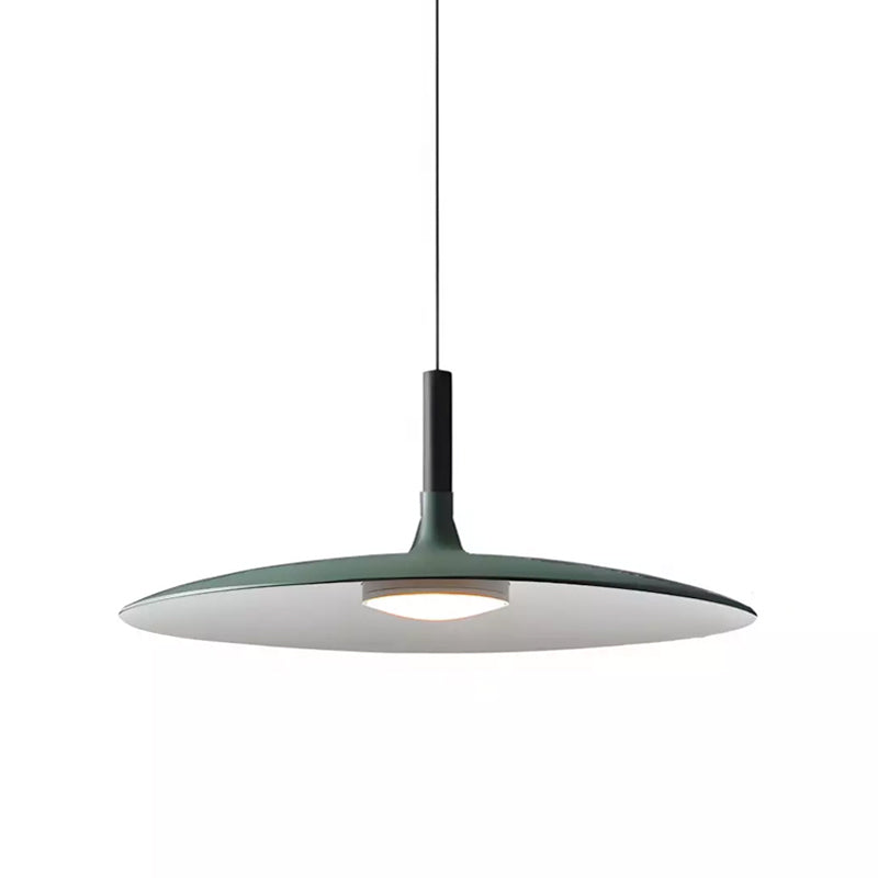 Modern Pendant Light Hanging Fixture in Concrete with Dimmable LED for Kitchen Island Lighting | ribuella