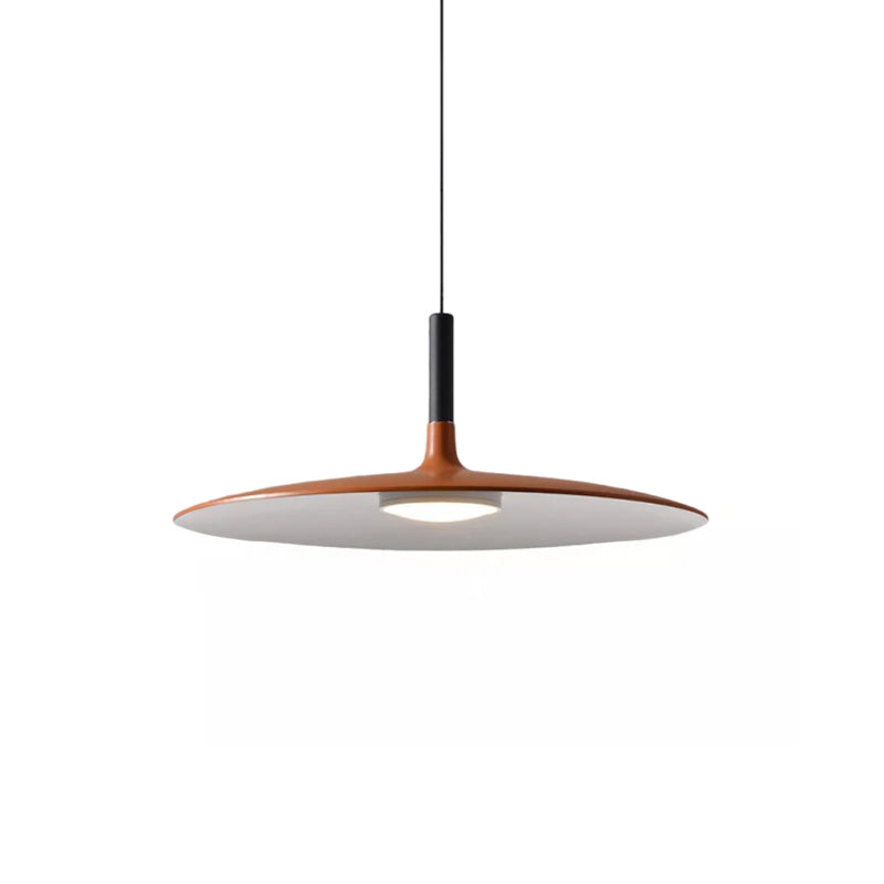 Modern Pendant Light Hanging Fixture in Concrete with Dimmable LED for Kitchen Island Lighting | ribuella