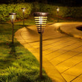 Modern Solar Garden Lights Outdoor Pathway LED Open Cone Design Waterproof ABS Intelligent Control | ribuella