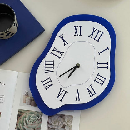 Stylish Silent Wall Clock with Unique Acrylic Design | ribuella