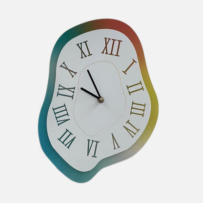Stylish Silent Wall Clock with Unique Acrylic Design | ribuella