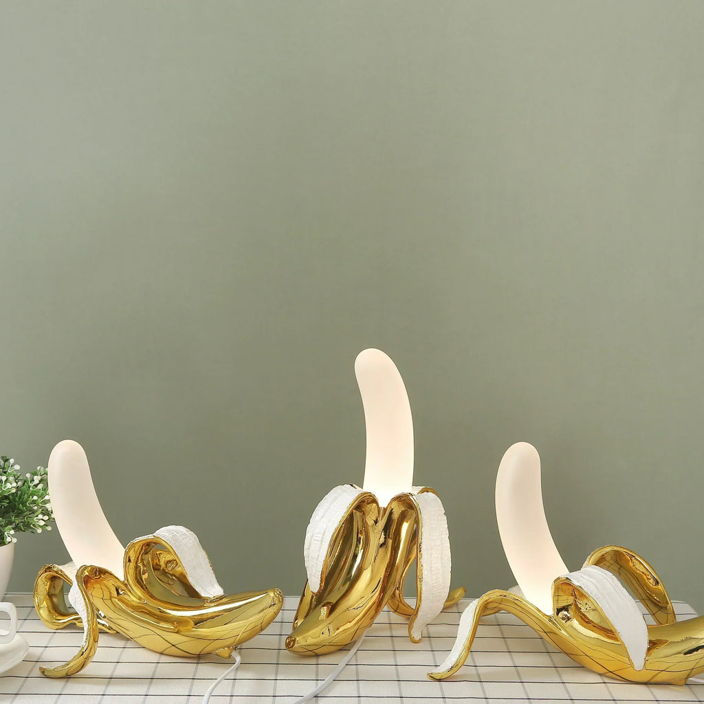 Lampada Lunara a forma di banana, con luce d’ambiente calda e soffusa