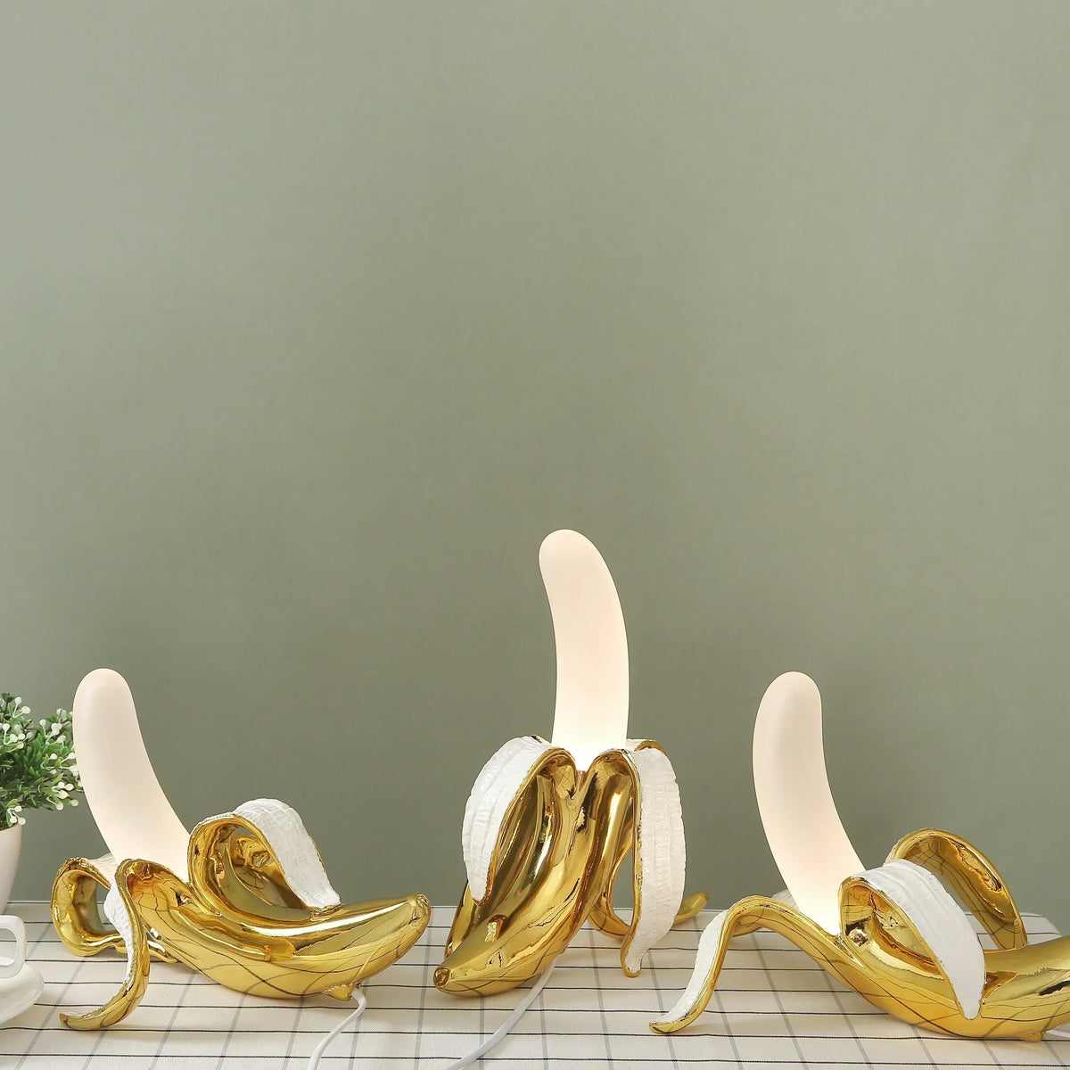 Lampada Lunara a forma di banana, con luce d’ambiente calda e soffusa