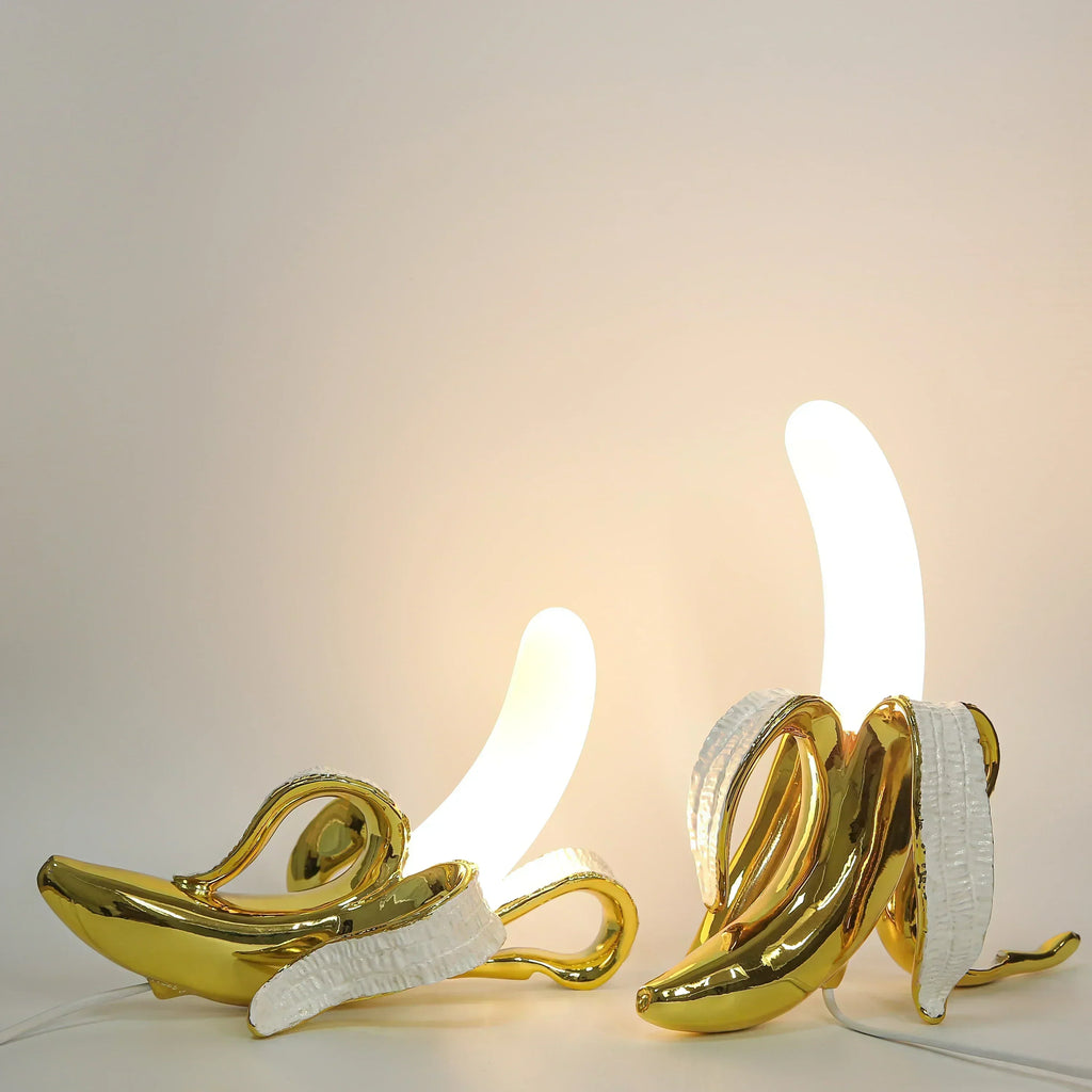 Lampada Lunara a forma di banana, con luce d’ambiente calda e soffusa