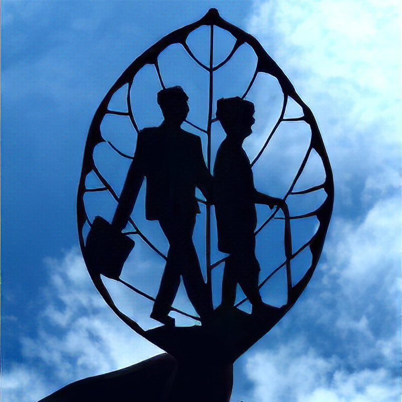 Sculpture symbolique de feuille pour la fête des Mères - souvenir unique et sentimental