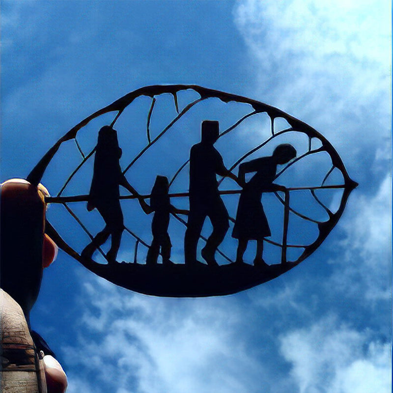 Sculpture symbolique de feuille pour la fête des Mères - souvenir unique et sentimental