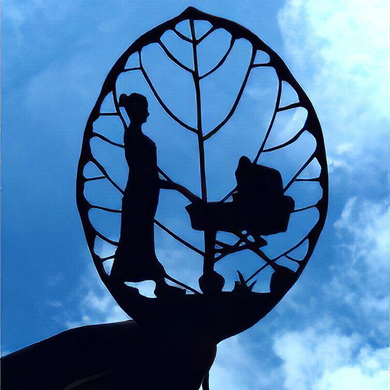 Sculpture symbolique de feuille pour la fête des Mères - souvenir unique et sentimental