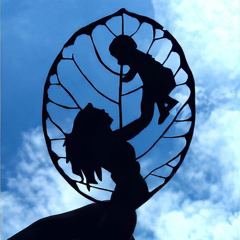 Sculpture symbolique de feuille pour la fête des Mères - souvenir unique et sentimental