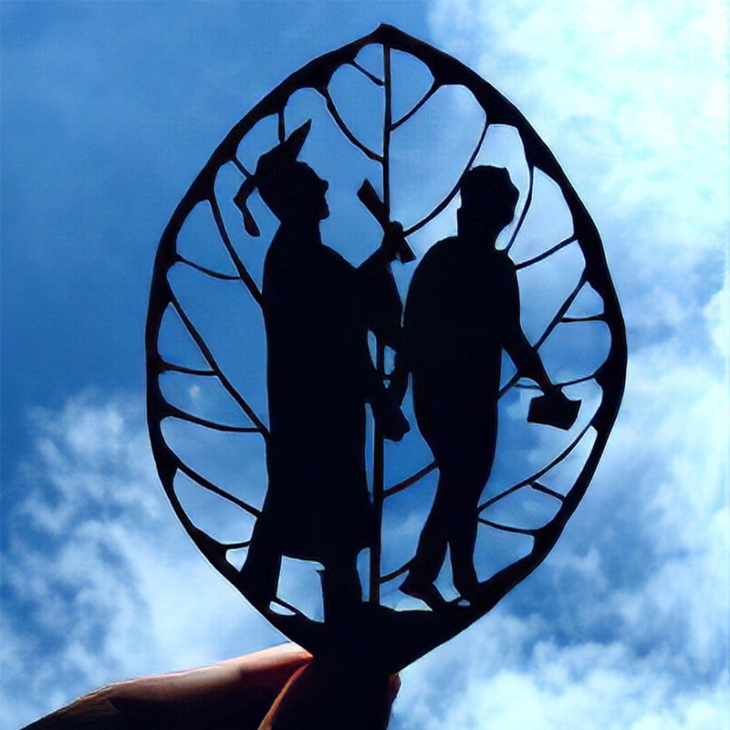 Sculpture symbolique de feuille pour la fête des Mères - souvenir unique et sentimental