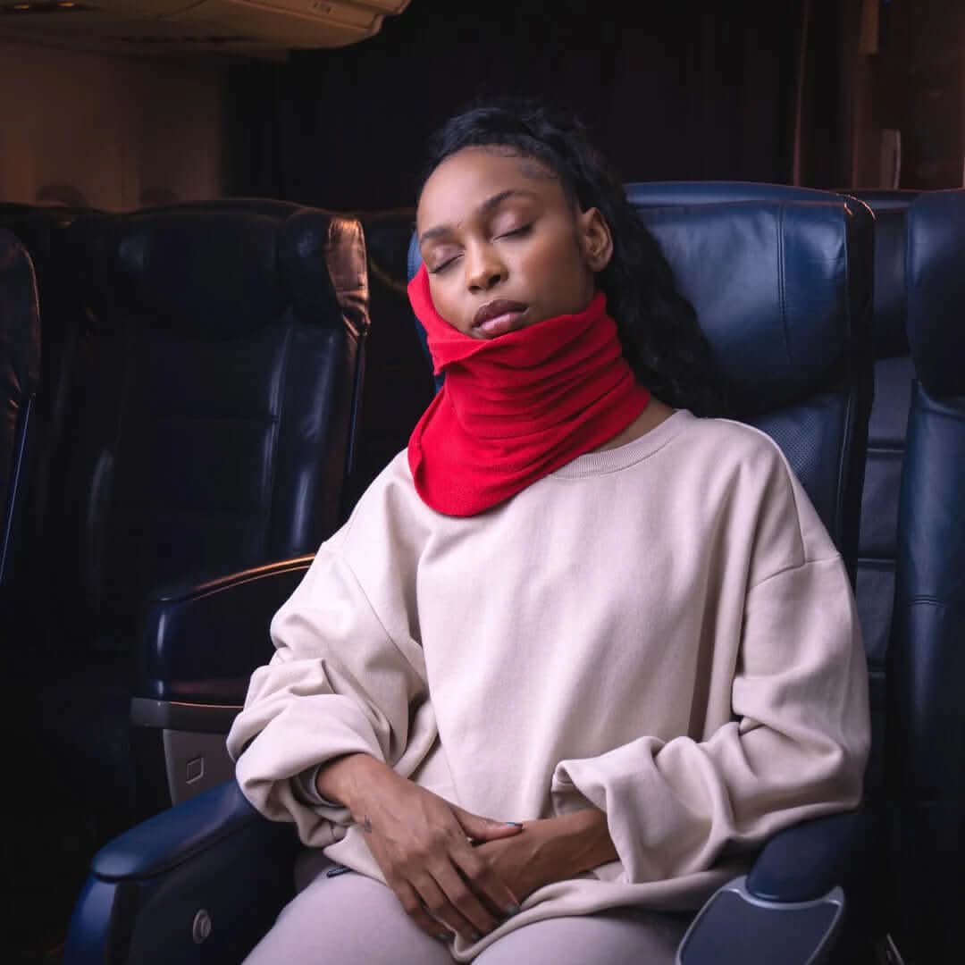 Supportive Travel Pillow for Cars and Airplanes – Neck Support | ribuella