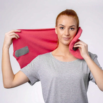 Supportive Travel Pillow for Cars and Airplanes – Neck Support | ribuella