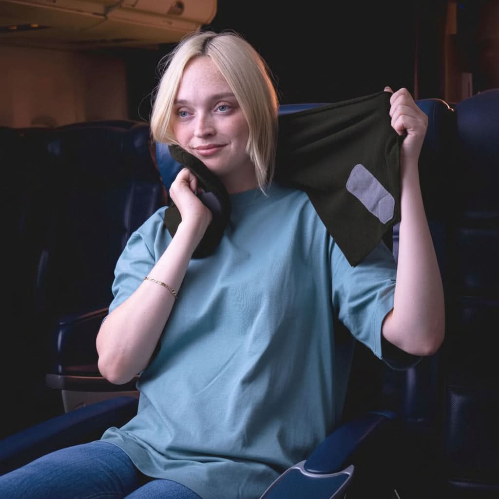 Supportive Travel Pillow for Cars and Airplanes – Neck Support | ribuella