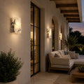 Applique murale minimaliste naturelle étanche en pierre, luminaire LED mural pour intérieur et extérieur | ribuella