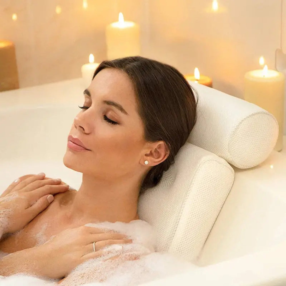 Serenity Spa Bath Cushion for Ultimate Neck and Shoulder Relief | ribuella