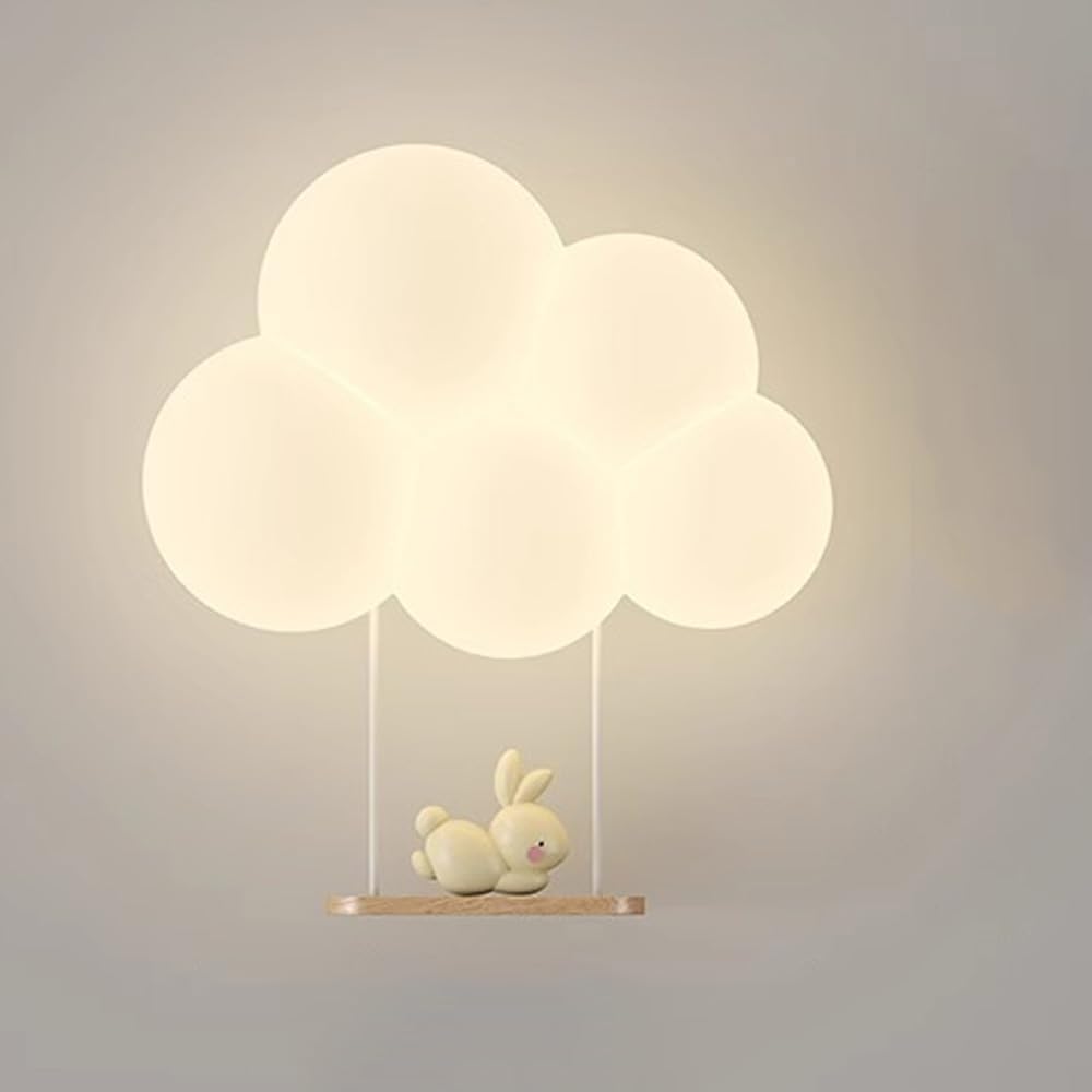 Wall Mounted Cloud Design LED Night Light - Soft Ambient Glow