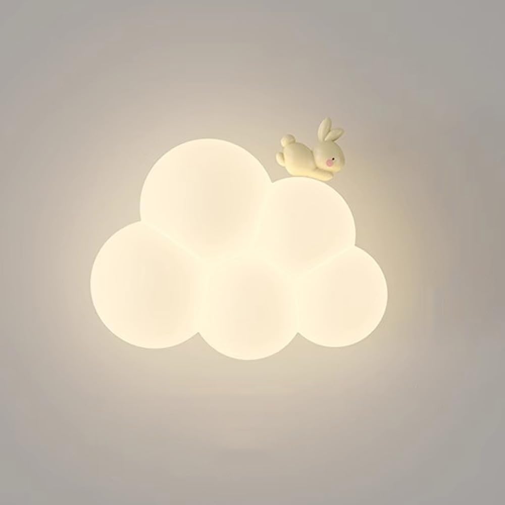 Wall Mounted Cloud Design LED Night Light - Soft Ambient Glow