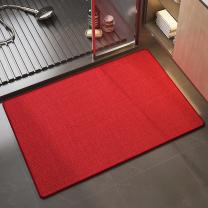 Ultra-Absorbent Non-Slip Bath Mat with Rubber Base | ribuella