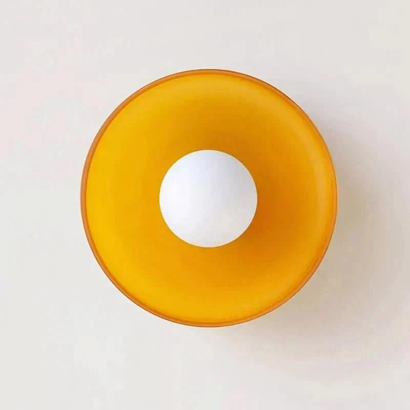 NovaGlass Nordic Ceiling Lamp — Clear Glass Shade, Minimalist Style