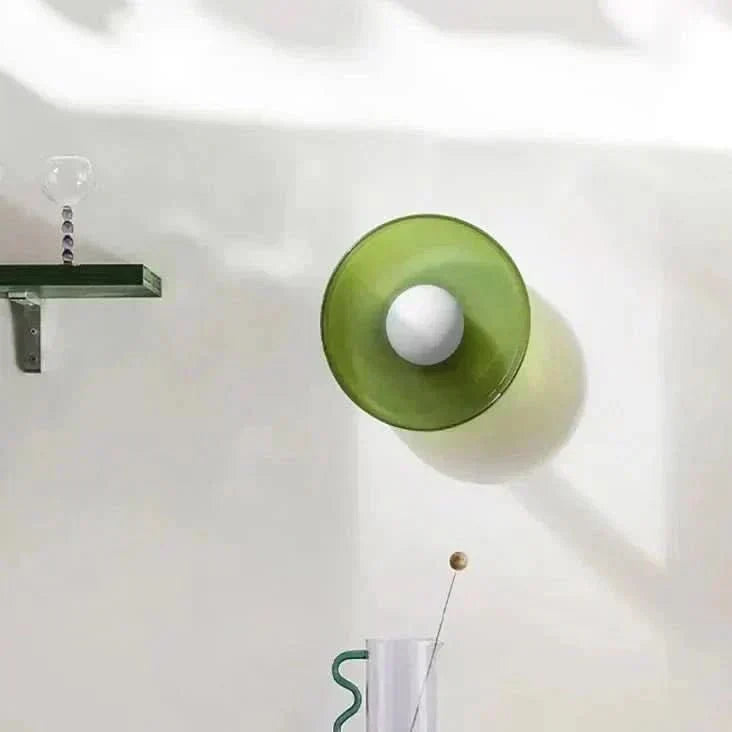NovaGlass Nordic Ceiling Lamp — Clear Glass Shade, Minimalist Style