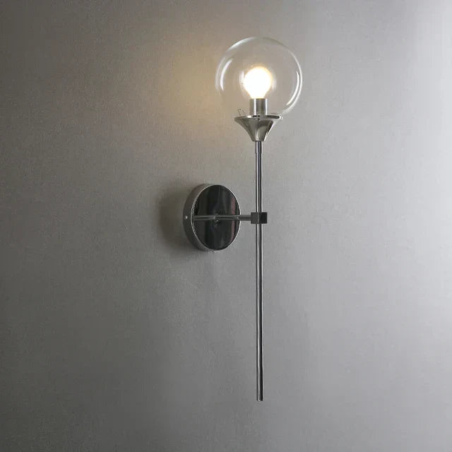 Lysara skandinavisk modern vägglampa i glas