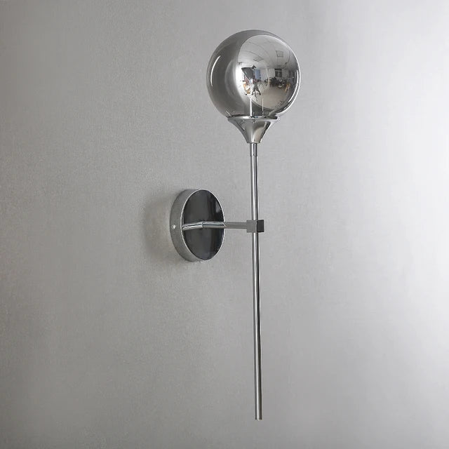 Lysara skandinavisk modern vägglampa i glas