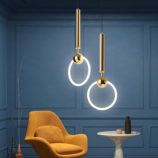 Nordycka, minimalistyczna lampa wisząca LED Fjordon o smukłej sylwetce