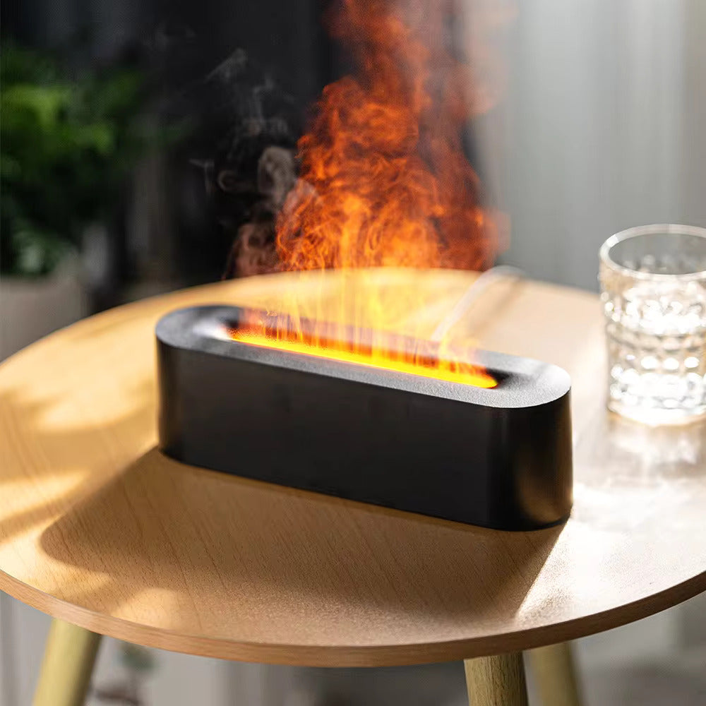 USB-drevet aromafugterlampe - stemningsbelysning i 7 farver
