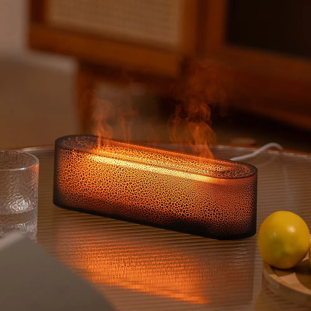 USB-drevet aromafugterlampe - stemningsbelysning i 7 farver