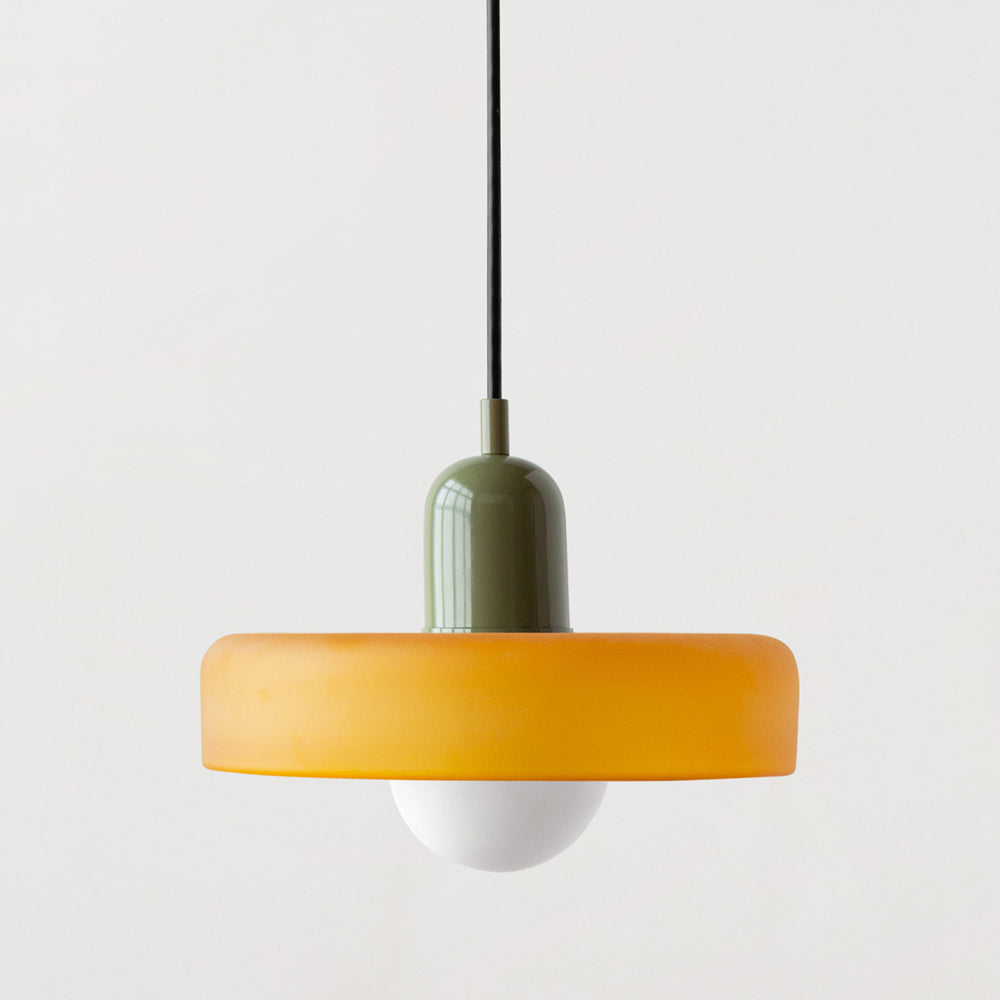 Moderne gekleurde plafondhanglamp, artistieke hanglamp