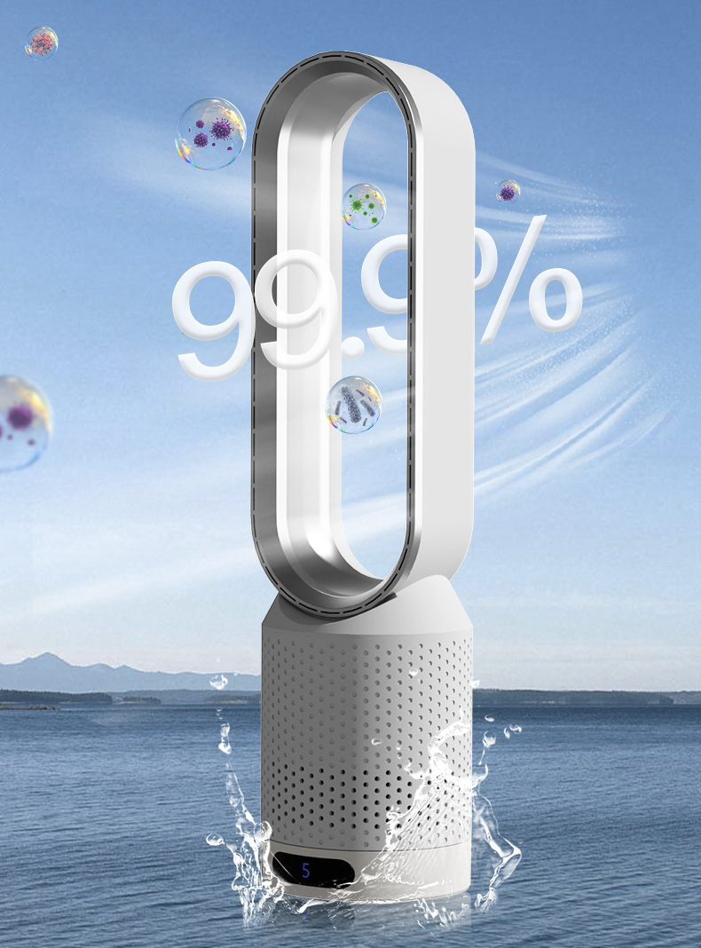 Purificador de aire con ionización UV y función de oscilación a varias velocidades