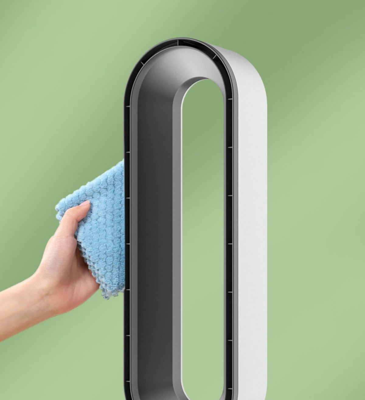 Purificador de aire con ionización UV y función de oscilación a varias velocidades