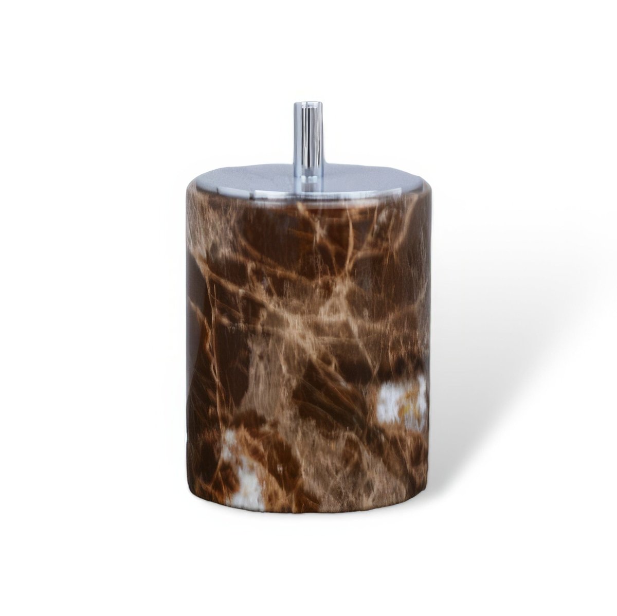 Aurea Bathroom Accessory Set — Hand-Finished Dark Marble Accents