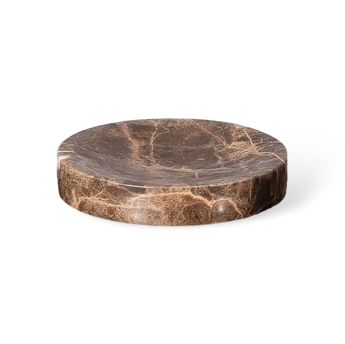 Aurea Bathroom Accessory Set — Hand-Finished Dark Marble Accents