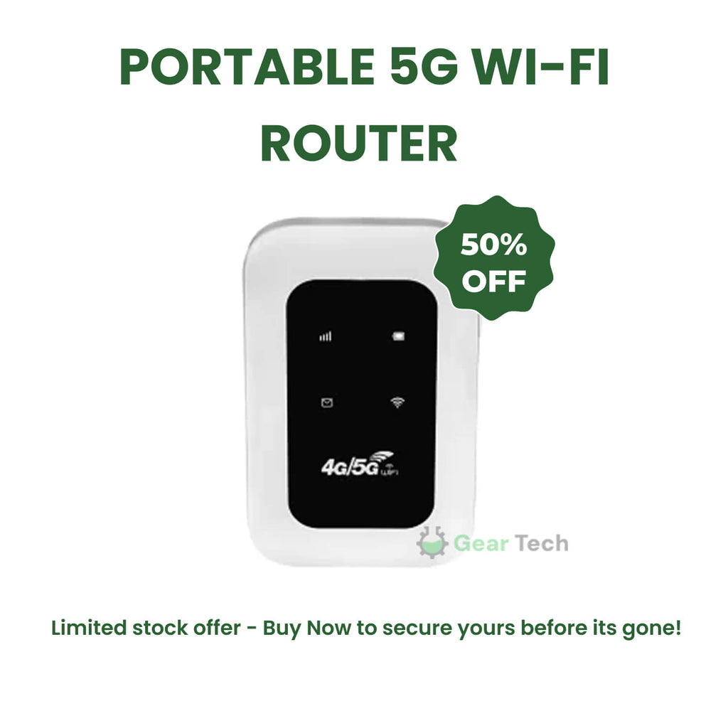 Compact Portable WiFi Router Fast Stable Connection Quick Easy Setup